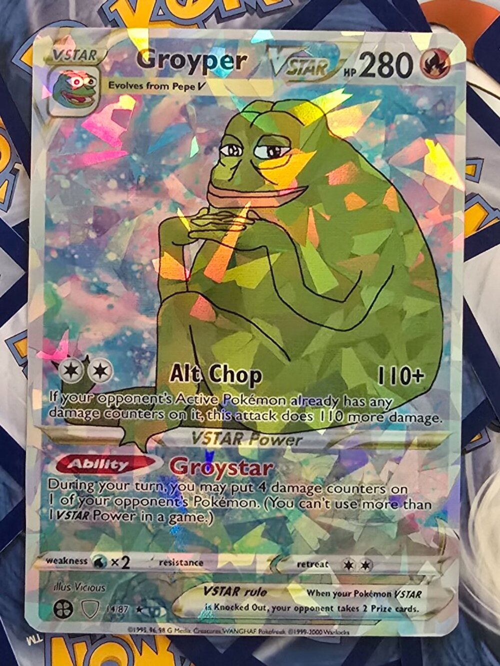 Groyper Meme Pokemon Card